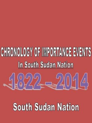 cover image of Chronology of Important Events